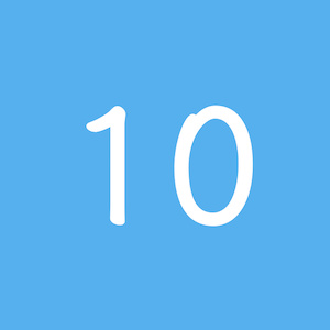 10までのかず